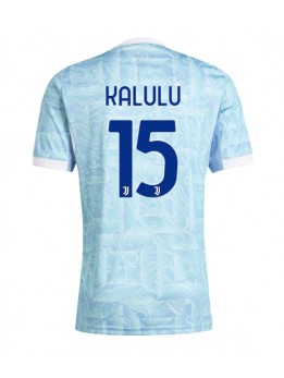Juventus Pierre Kalulu #15 Replika Borta Kläder 2025-26 Kortärmad